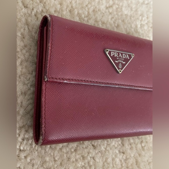 ✨Authentic Prada Burgundy Wallet✨ - Picture 11 of 11